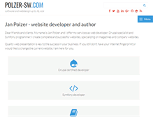 Tablet Screenshot of polzer-sw.com
